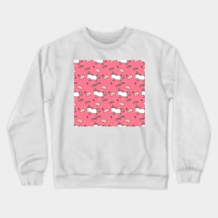 Unicorn kids pink Crewneck Sweatshirt